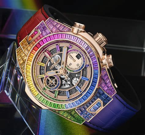 hublot big bang ruby baguette|Hublot Unveils Big Bang Unico Full Baguette King Gold Rainbow.